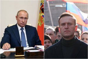 V. Putinas numojo ranka į NATO grasinimą įvesti sankcijas Rusijai dėl A. Navalno apnuodijimo