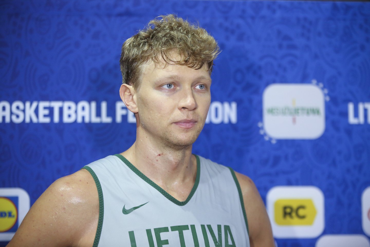 M.Kuzminskas pasidalino prisiminimais, atstovaujant Lietuvos krepšinio rinktinę.<br>T.Bauro nuotr.