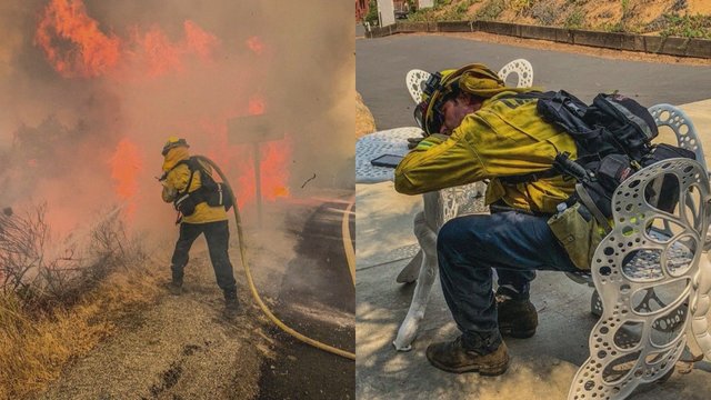 Ugnis vėl siautėja – Kalifornijoje įsiplieskė smarkus miško gaisras