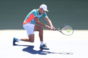 „US Open“ ketvirtfinalio įsibrovėlis – „Demonu“ save vadinantis australas A. de Minauras