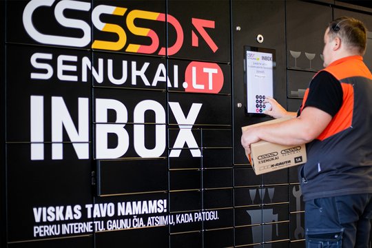 „Kesko Senukai“ pristato modernų prekių atsiėmimo būdą – pirkinius siūlo atsiimti savo siuntų terminaluose