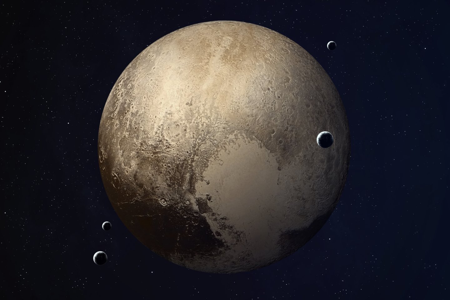  Nuo 1930 iki 2006 metų Plutonas buvo laikomas planeta, tačiau vėliau šio statuso neteko ir dabar vadinamas nykštukine planeta.<br> 123rf iliustr.