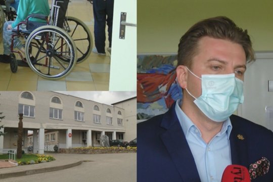 Vaizdai iš globos namų Rokiškio r.: prie įkalinto vyro teko veržtis pro darbuotojus, žmogų rado nuogą