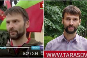 Per televiziją parodytas neva A. Lukašenką palaikantis baltarusis – komunistų partijai priklausantis rusas