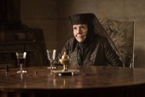 Mirė serialuose „Keršytojai“ ir „Sostų karai“ suvaidinusi aktorė Diana Rigg