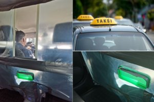 Į taksi įsėdusią keleivę sutrikdė vaizdas automobilio salone