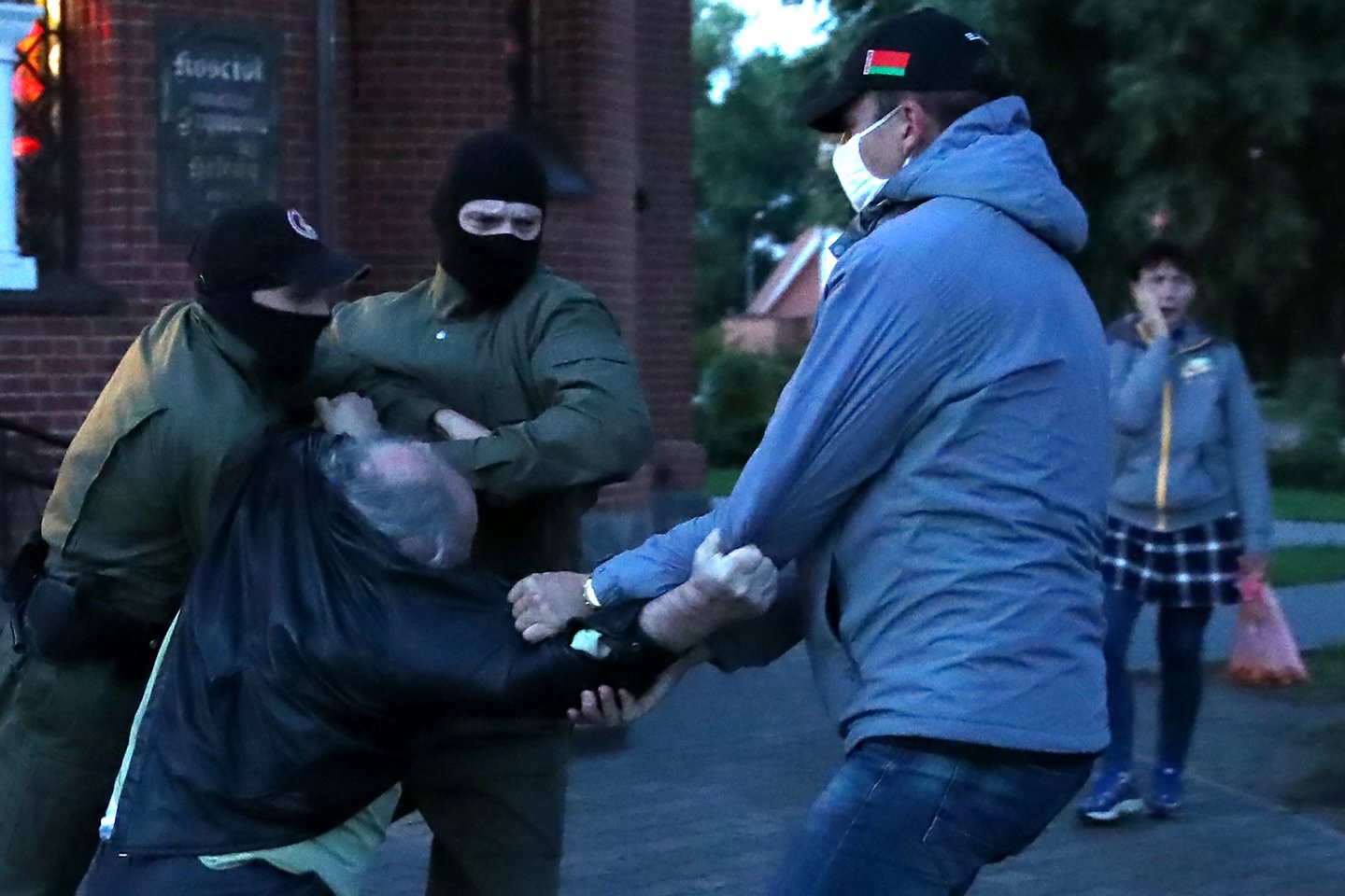 Protestai Baltarusijoje.