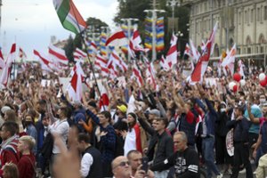 „Belaruskalij“ streiko komitetas paskelbė neterminuotą streiką dėl politinių motyvų