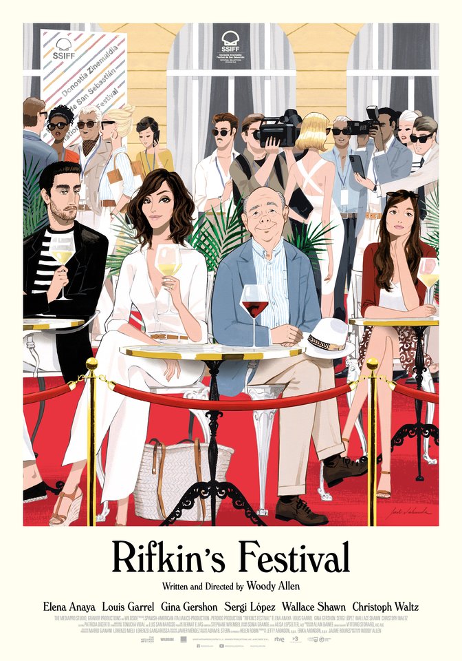 Filmo „Rifkino festivalis“ plakatas.<br> Platintojų nuotr.