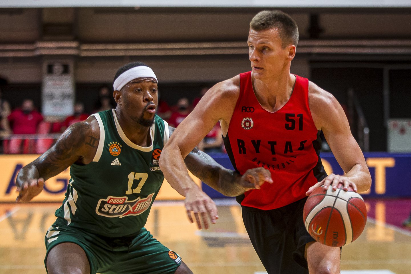 Vilniečiai namuose pralaimėjo Graikijos klubui.<br> R.Lukoševičiaus nuotr.