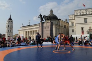 Sostinėje vyko tarptautinis imtynių turnyras