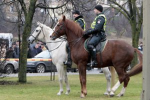 Miestuose pasigedo raitosios policijos: ar dar patruliuojama su žirgais?