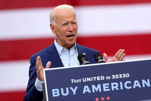 J. Bidenas: D. Trumpo nesėkmė per pandemiją jį „diskvalifikuoja“