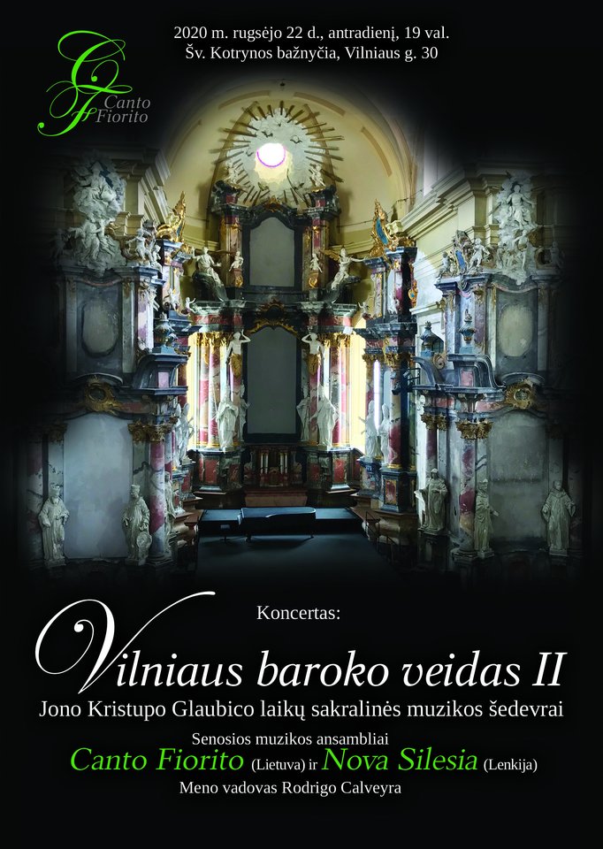J.K.Glaubico sukurtoje Šv.Kotrynos bažnyčioje suskambės jo architektūrą atitinkančio vėlyvojo baroko stiliaus muzika.
