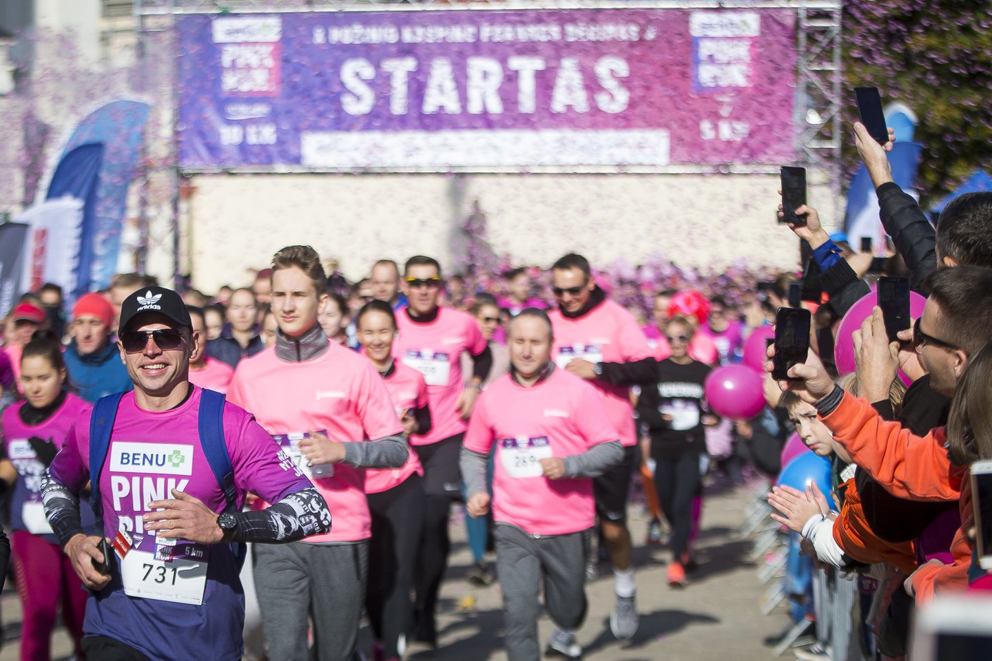 Sekmadienį Kaune vyks bėgimas „Pink Run“