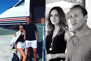 Suimtas JAV milijardierius, G. Raudytės vyras yra kalbėjęs apie draugystę su Lietuvos garsenybėmis ir užmojus