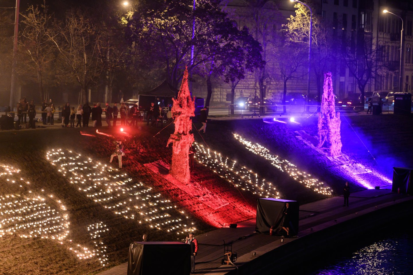 Rudens lygiadienis Vilniuje paminėtas verpstėmis ir ugnimi.<br> V.Skaraičio nuotr.