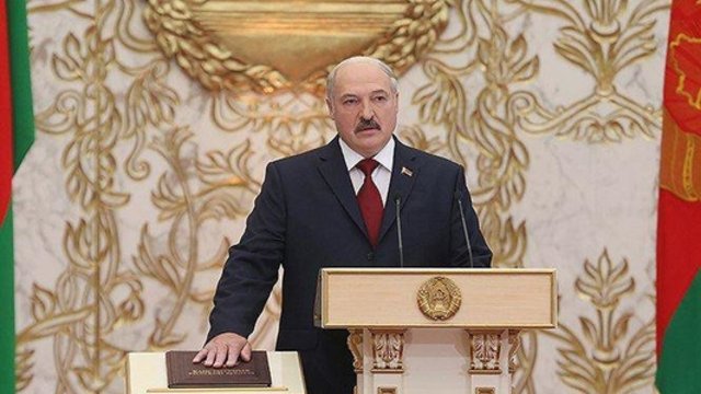 Pamatykite vaizdus iš slaptos A. Lukašenkos prisaikdinimo ceremonijos