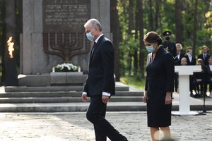 Panerių memoriale pagerbtos žydų genocido aukos: „Tai nėra tik žydų tautos katastrofa ir tragedija“