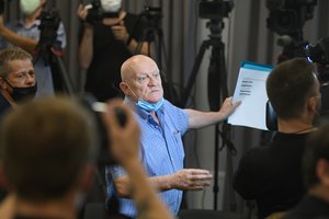 Po incidento S. Cichanouskajos spaudos konferencijoje J. Subotinas – teisme