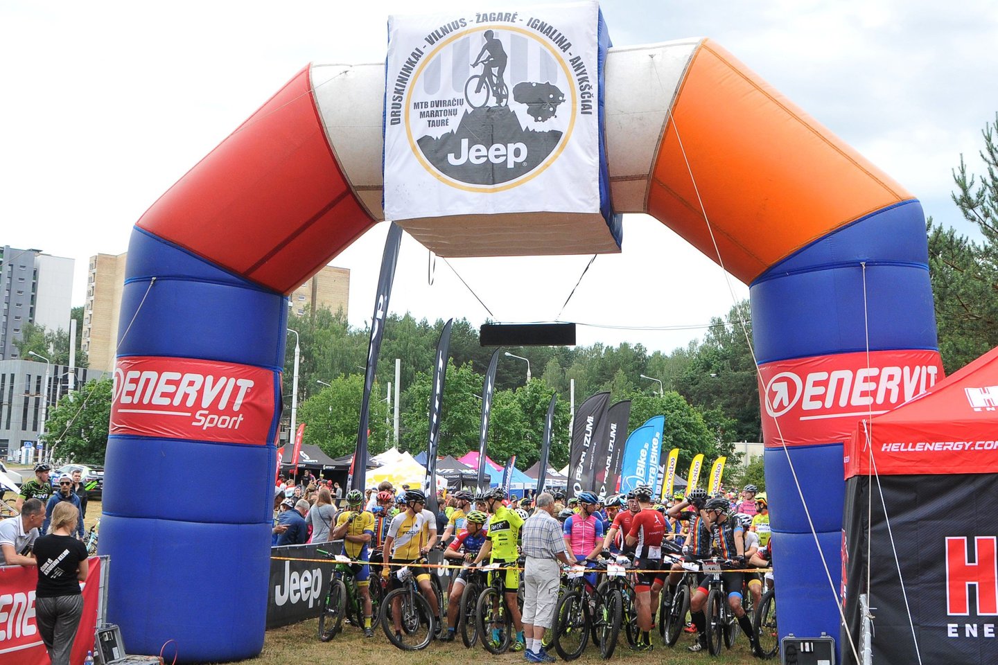 „Jeep MTB dviračių maratonų taurė“ sezoną baigs Vilniuje.<br>Organizatorių nuotr.