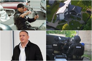 R. Daškevičiaus žmogžudystės pėdsakus aptikę kriminalistai šturmavo prabangų namą Kačerginėje