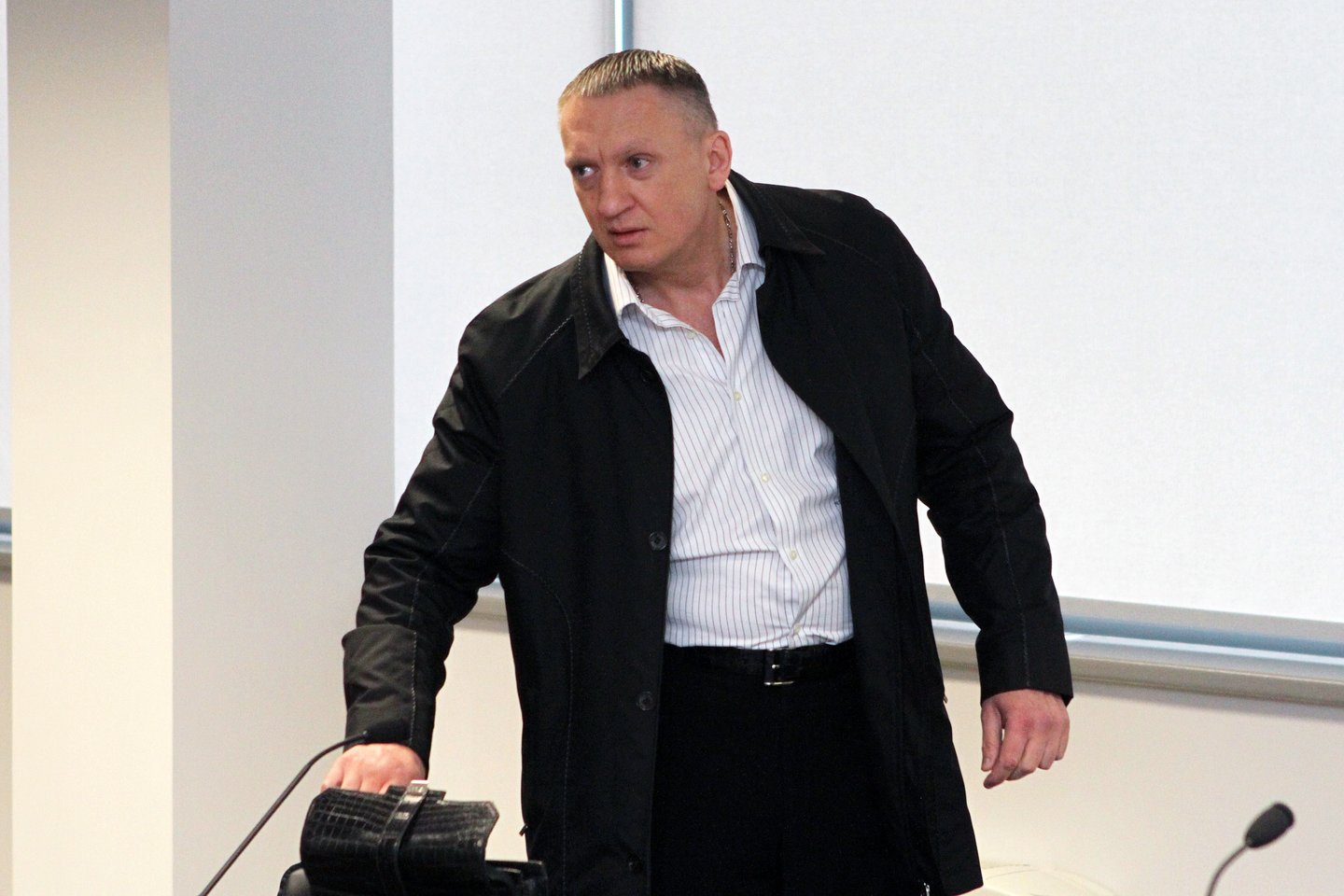  R.Daškevičiaus nužudymo byloje įtariamas R.Dromantas-Ilgas (nuotr.) ir jo bendrininku laikomas R.Užukauskas šiuo metu yra suimti.<br> M.Patašiaus nuotr.