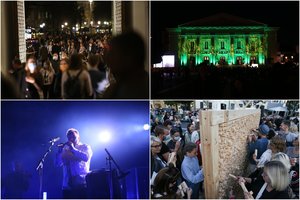 Išaugę koronaviruso skaičiai „Kultūros nakties“ gerbėjų neatbaidė: pasileido į staigmenų paiešką