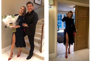 Asta Valentaitė šalia savo mylimojo britų milijonieriaus suspindėjo elegantišku įvaizdžiu