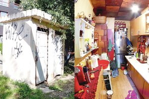 Sostinės centre esantis lauko tualetas – neįveikiamas