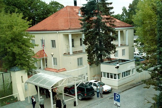 1991 m. Vilniuje atidaryta Jungtinių Amerikos Valstijų ambasada.<br>P.Lileikio nuotr.