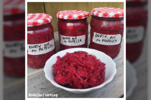 Burokėlių mišrainė žiemai su kopūstais ir pupelėmis: gaminsiu dar ne kartą