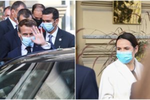 Politologai apie E. Macrono ir S. Cichanouskajos susitikimą: pažadai bus pildomi bendraujant su Kremliumi