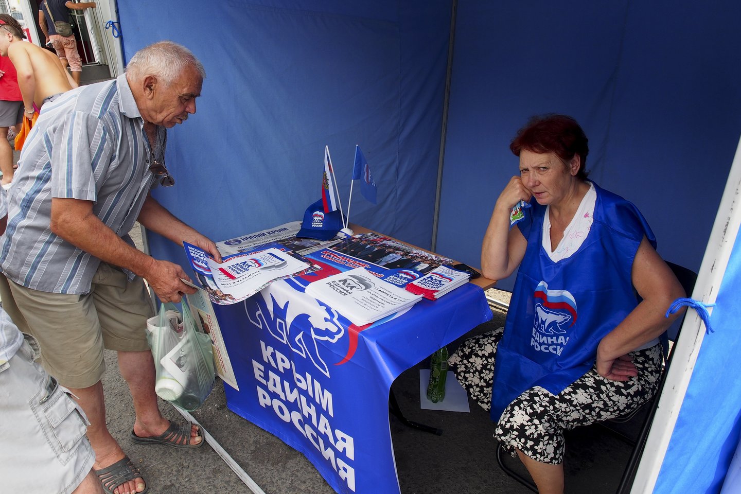 Ukraina iki šiol tvirtina, kad Rusija iš jos pavogė Krymo pusiasalį.<br>V.Ščiavinsko nuotr.