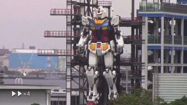 Išbandytas „Gundam“ robotas: milžinas sveria net 25 tonas