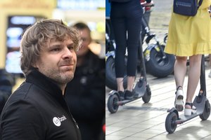 B. Vanagas rėžė: paspirtukininkai yra kaip beždžionės su granatomis