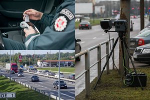 Policija – apie naują valdžios siūlymą dėl trikojų: tai būtų dovanėlė greičio mėgėjams