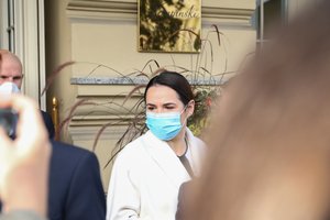 S. Cichanouskaja tikisi A. Merkel tarpininkavimo siekiant naujų rinkimų Baltarusijoje