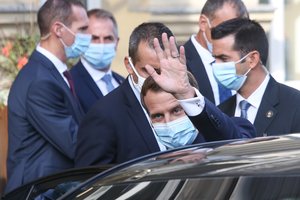 E. Macronas: Kalnų Karabache veikia Sirijos džihadistų kovotojai