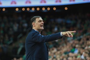 Pralaimėjimo priežastis įvardinęs „Olympiakos“ treneris neslėpė apmaudo: „Žaidėme labai blogai“