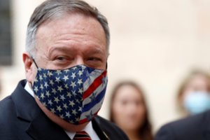 JAV diplomatijos vadovui M. Pompeo COVID-19 nenustatyta