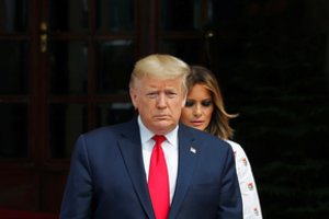 Baltieji rūmai: D. Trumpui buvo smarkiai sumažėjęs deguonies kiekis kraujyje