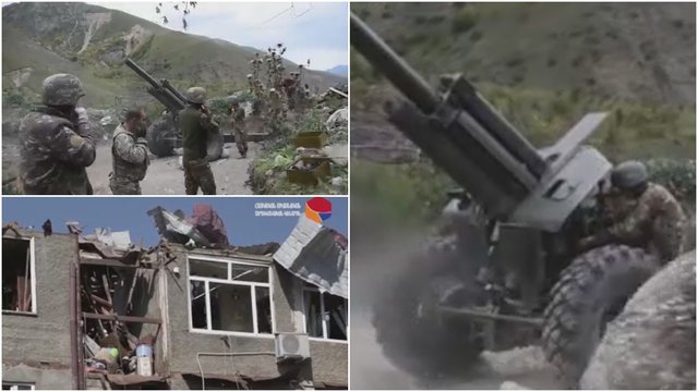 Įtampa Kalnų Karabache auga: Armėnija skelbia, kad į karinį konfliktą įsitraukė Turkija