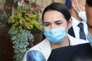 A. Merkel teigia laukianti susitikimo su Baltarusijos opozicijos lydere