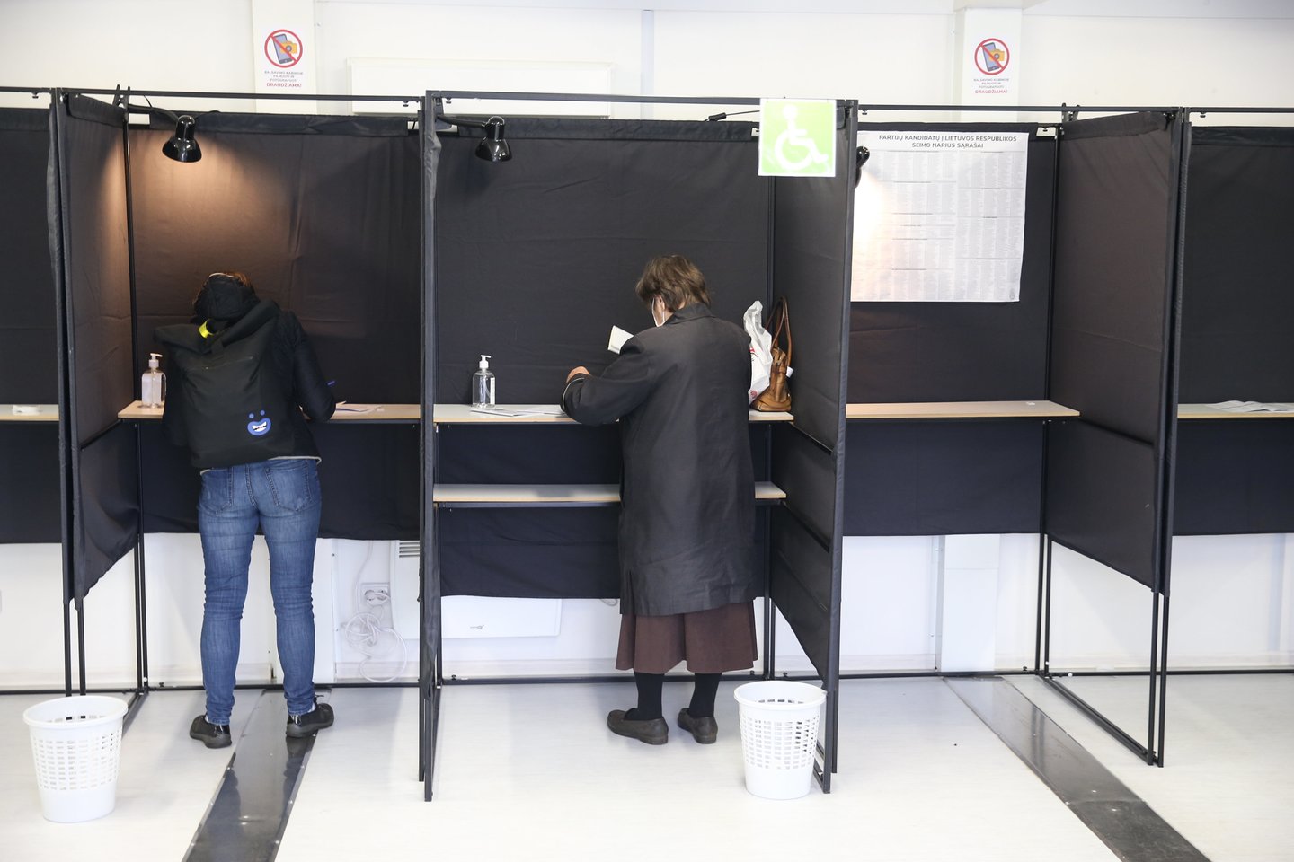 Išankstinis balsavimas Lietuvoje.<br>R.Danisevičiaus nuotr.