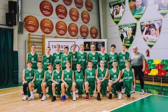 Į „Talentų kartos“ projekto vaikinų komandą pateko ir K. Lavrinovičiaus sūnus