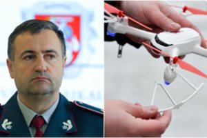 Lietuvos policija neigia Baltarusijos režimui perdavusi 15 dronų, tačiau pinigus už juos pervedė