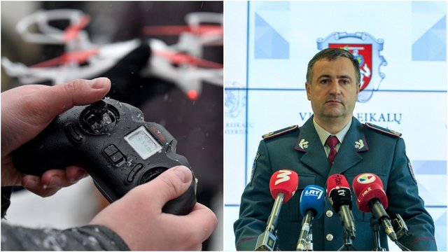 R. Požėla paneigė gandus apie dronus: „Lietuvos policija jokių įsigijimų Baltarusijos pusei nedarė“