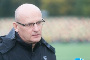 V. Urbonas įvertino situaciją rinktinėje po teigiamo COVID-19 atvejo