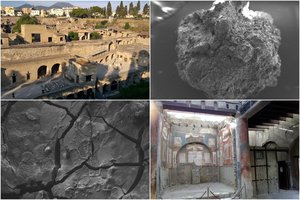 Senovinės tragedijos liudininkės – stiklu virtusios žmogaus smegenys